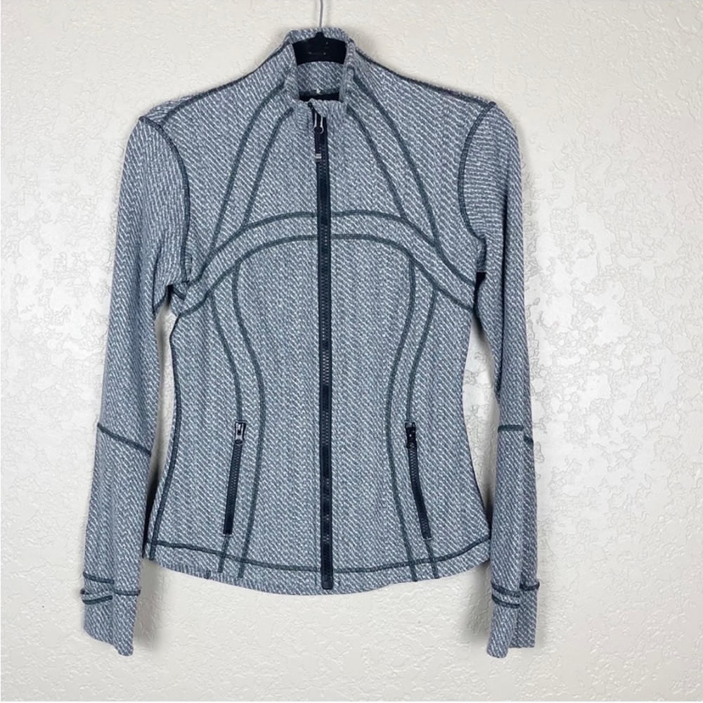 Lululemon Define heather grey zip up jacket
